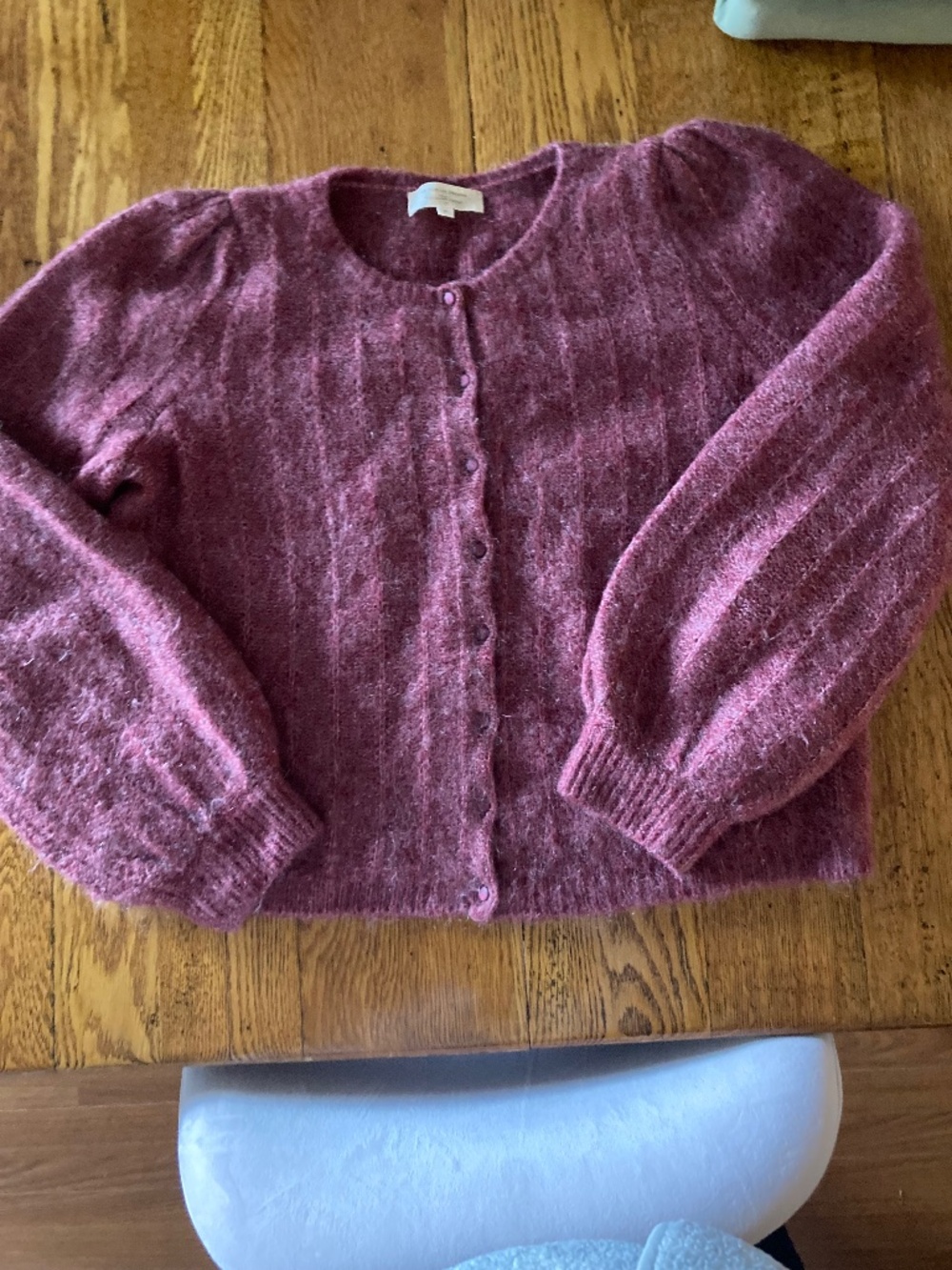 Sezane Amance Cardigan rosewood
